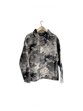 Rebel Vengeance Tapestry Jacket Men's Medium Apocalypse Horseman Monochrome NWT